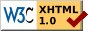 XHTML1.0 Valide !
